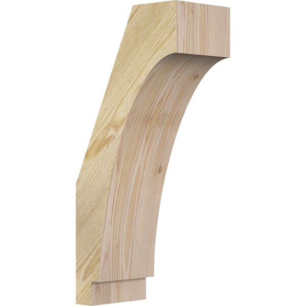 Ekena Millwork 6"W x 10"D x 22"H Imperial Rough Sawn Knee Brace, Douglas Fir BRC06X10X22IMP00RDF - main